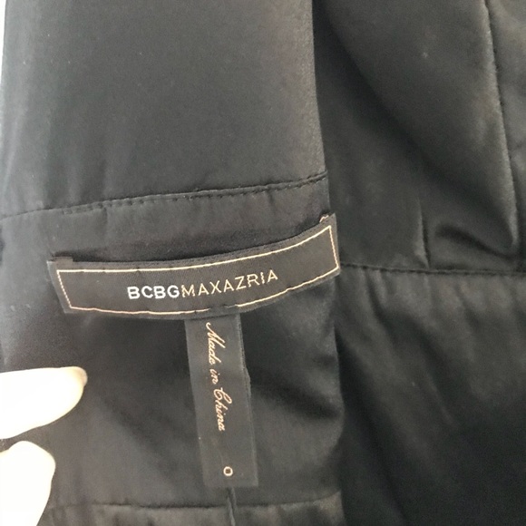 Black BCBG MAXAZRIA Dress Size 0 - Picture 6 of 8